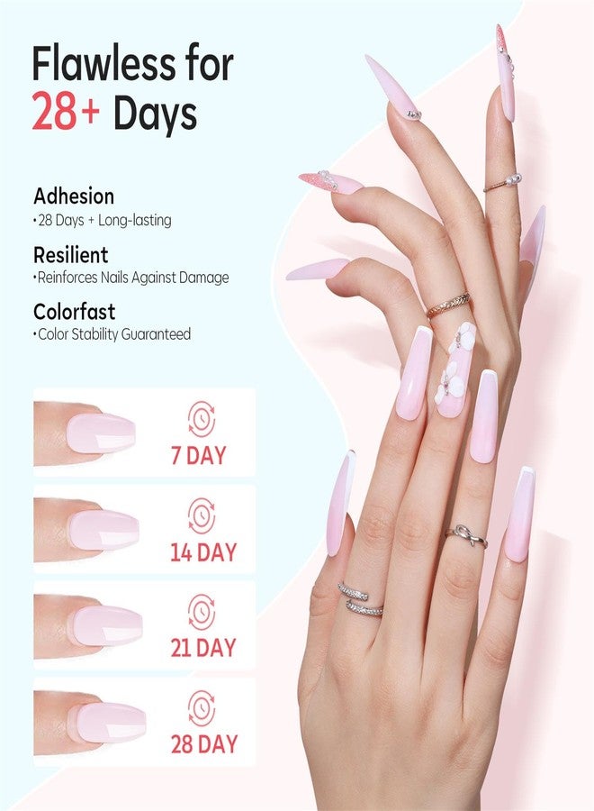 Modelones Acrylic Powder, Upgraded 4.23oz Crystal Clear Nail Acrylic Powder for Nail Art 3D Carving French Nails Extensions, Non-Yellowing, Gifts for Women - Image 5